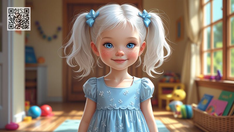 Sweet girl Natasha is smiling at her kitten Kuzia