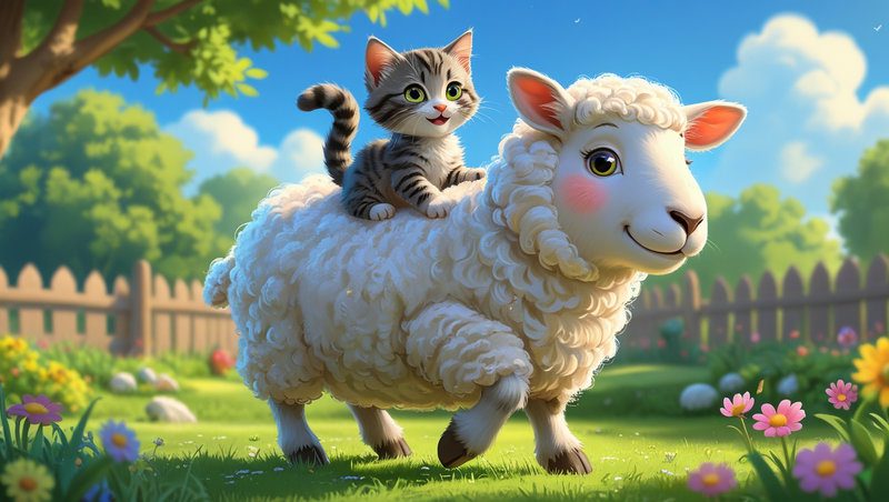 10 mini stories about a cat with questions and tasks for speech development