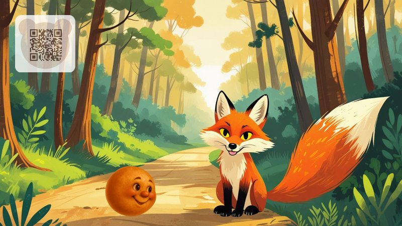 The Gingerbread Man met the fox in the forest