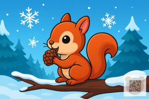 Новые зимние загадки о зиме для детей 3-6 лет: загадки про белку