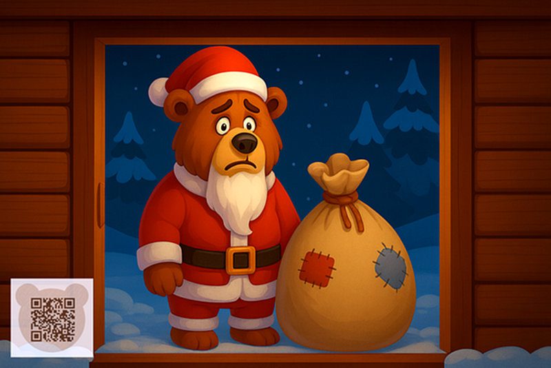 Зимняя сказка: четыре медведя и Святой Николай