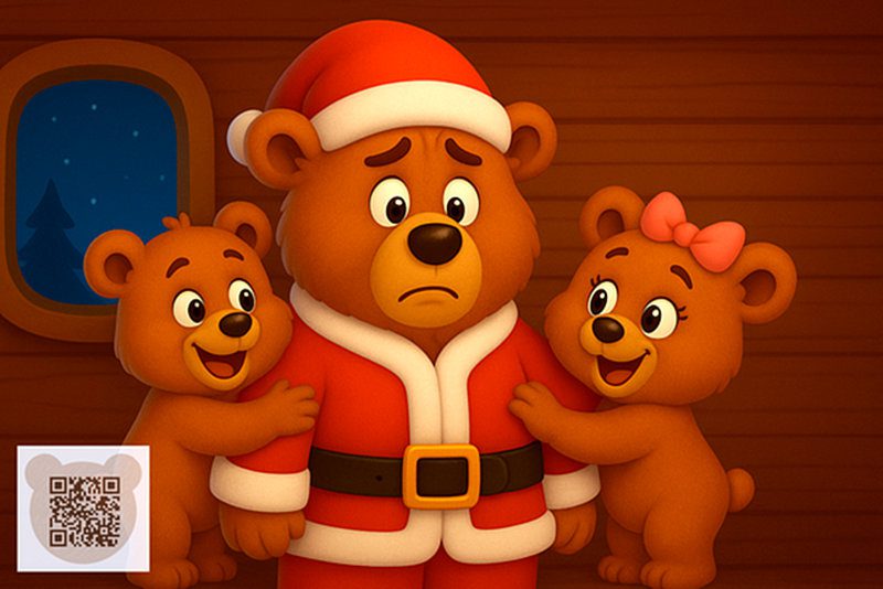 Зимняя сказка: четыре медведя и Святой Николай