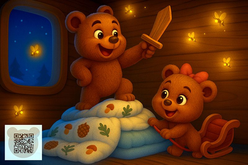 Зимняя сказка: четыре медведя и Святой Николай