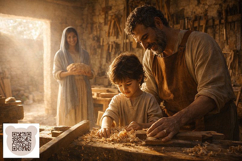 Маленький Ісус вдома у Віфлеємі з Марією та Йосипом: про свято Різдва Христового для дітей