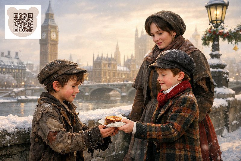 Arthur treats Finn to Christmas pie: A Christmas Carol 2025 2026 The Copper Compass 