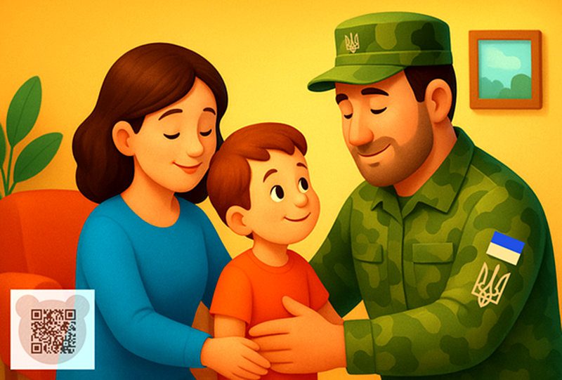 Оповідання "Таємний Санта з ЗСУ": військовий ЗСУ приїхав додому