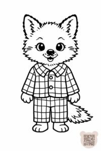 Розмальовка до повчальної казки про лисеня Людвіга: завантажити безкоштовно розмальовки для дітей 4, 5, 6 років зі змістом про чесність.