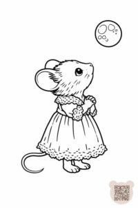 Розмальовка до повчальної казки про мишку Мілу: завантажити безкоштовно розмальовки для дітей 4, 5, 6 років зі змістом про тишу й уважність.