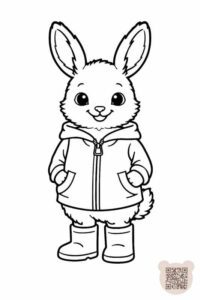 Розмальовка до повчальної казки про зайченя Пуха: завантажити безкоштовно розмальовки для дітей 4, 5, 6 років зі змістом про слухняність і правила поведінки.